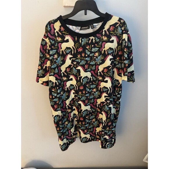 WESC Sweeden Unicorn Shirt Unisex Men’s Med Womens Sm Plants Mythical T Shirt - Picture 1 of 5